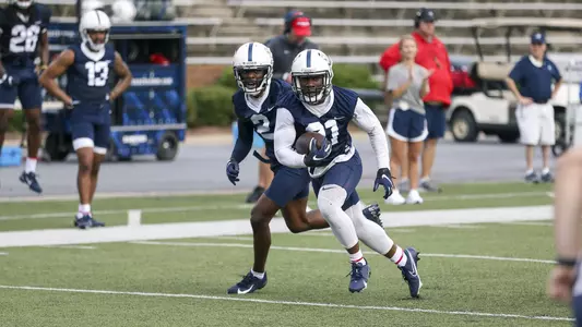 Lamar Anderson at practice, Aug. 6, 2021