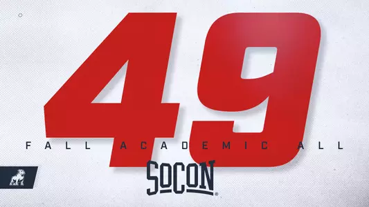 2021 Fall Academic All-SoCon Graphic