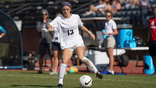 Samford Womenâ??s Soccer takes on Wofford on October 10, 2021.