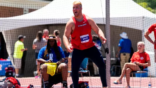 Seth Wolfe at 2022 SoCon Outdoor Championships