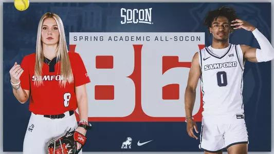 2022 Spring Academic All-SoCon graphic