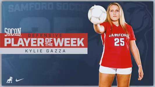Kylie Gazza SoCon DPOTW graphic 8-23-22