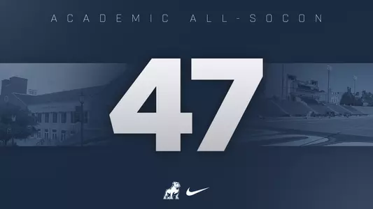 2022 Fall Academic All-SoCon Graphic