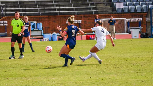 Hanna Himes scoring a goal vs Chattanooga 2023