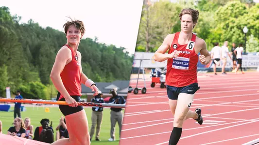 Ty Kimberlin and Brittany Bishop where named the SoCon Field Athletes of the Month for January