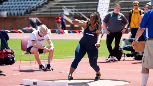 Hannah Daffin throw 2022 SoCon Championships