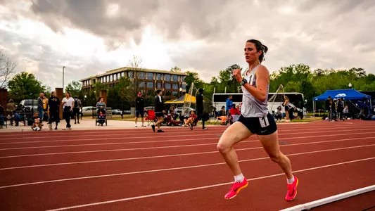 McKenzie Hogue at 2023 outdoor home meet