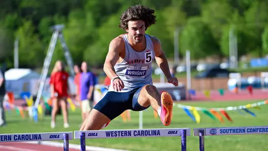 Landon Wright at 2023 SoCon Outdoor Championships