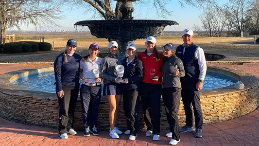 Women's Golf with 2024 ASU Spring Classic trophy