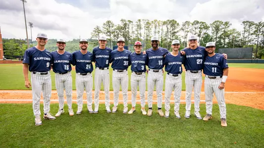 2024 Baseball Senior Day group photo