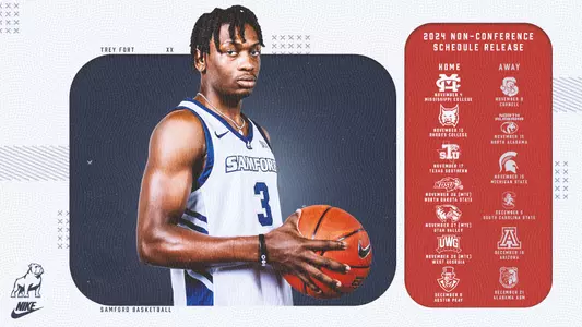 2024-25 MBB Non-Conference schedule graphic