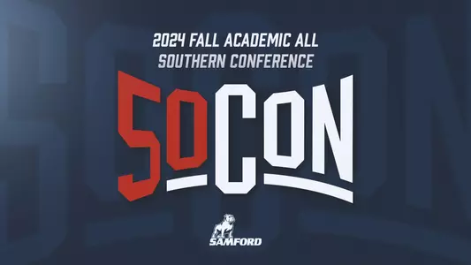 2024 Fall Academic All-SoCon graphic