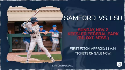 Samford vs. LSU graphic