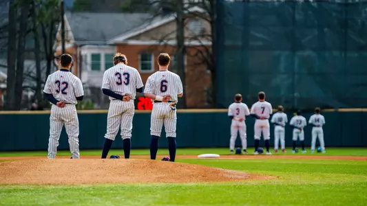 National Anthem before baseball vs Valpo 2025