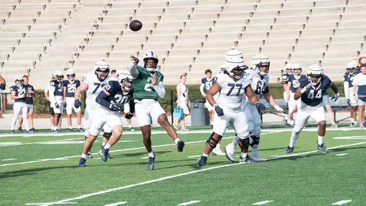 Quincy Crittendon during first spring scrimmage 2025
