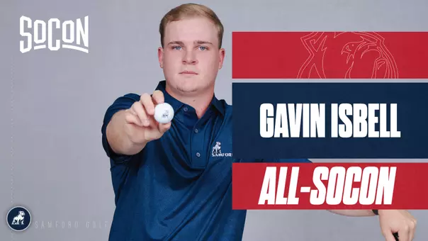 Gavin Isbell All-SoCon graphic 2026
