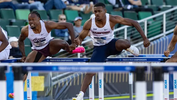 Bradley Franklin at 2026 NCAA 110-meter hurdles semis