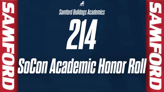 2025-26 SoCon Academic Honor Roll graphic