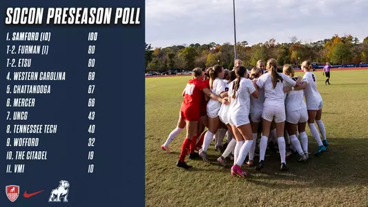 2026 SoCon Preseason Poll graphic