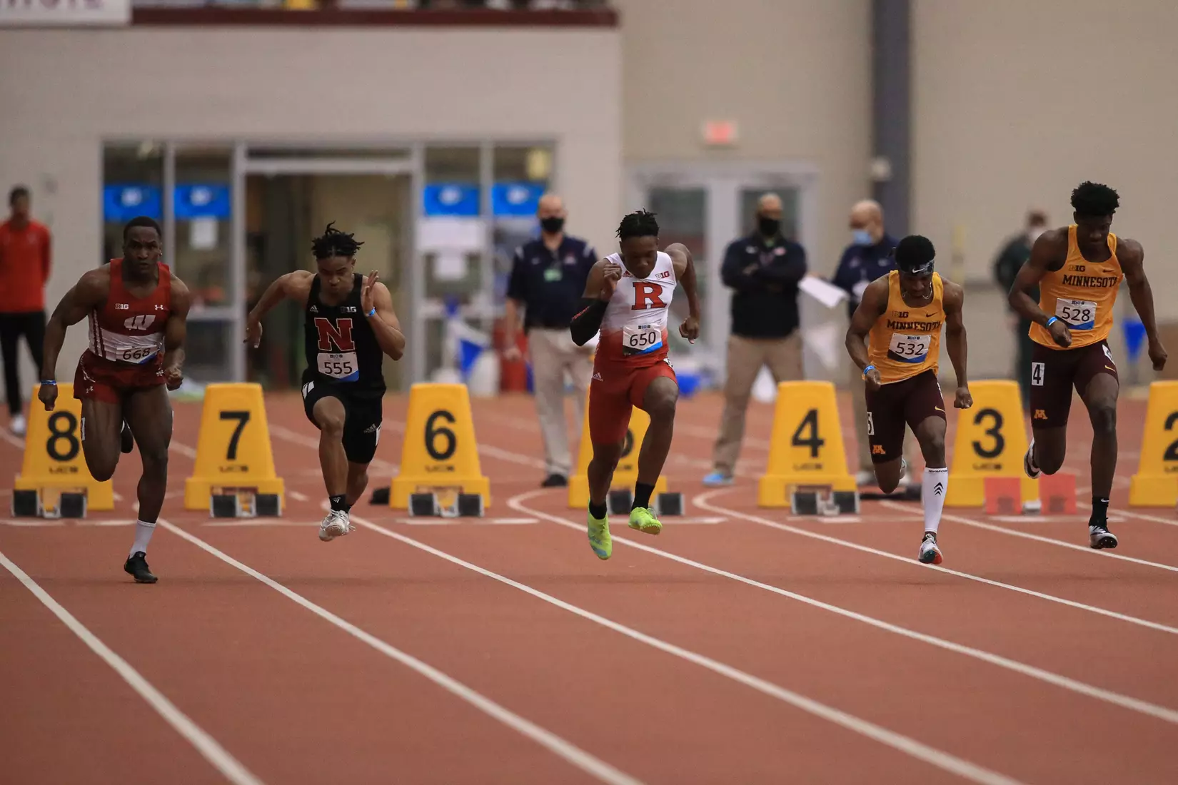 Rutgers track and field at the 2021 Big Ten Indoor Championships