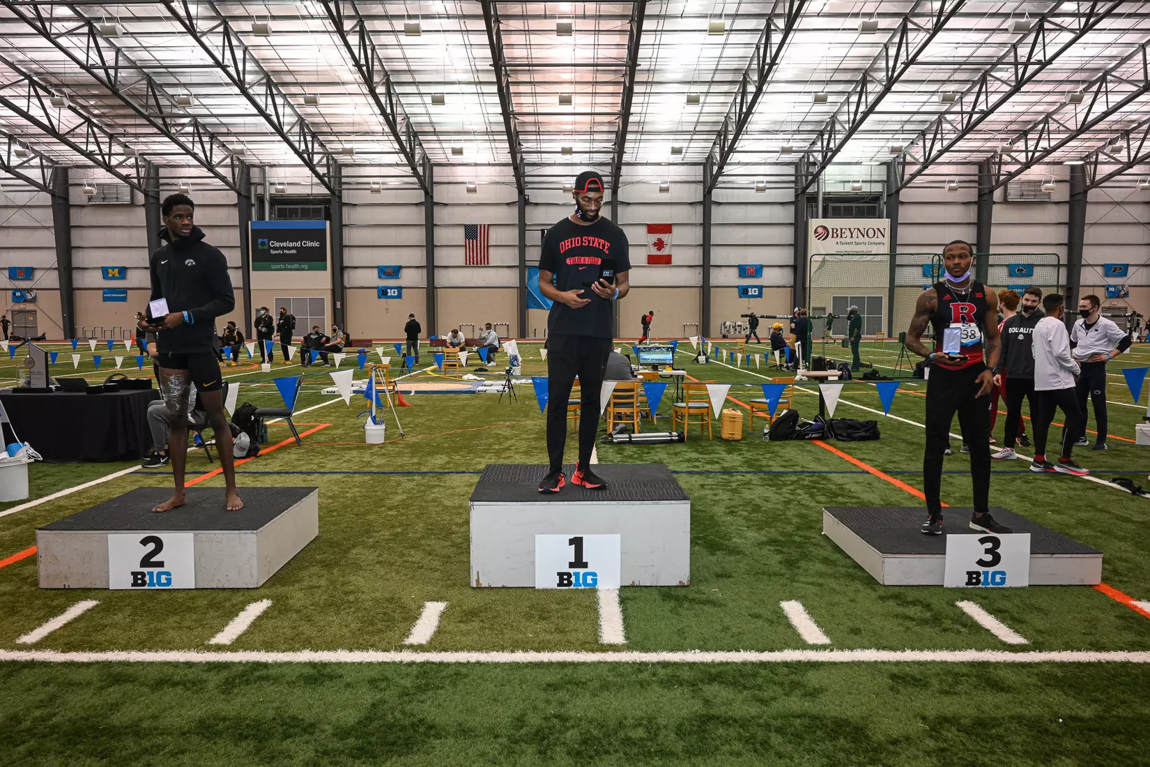 Rutgers track and field at the 2021 Big Ten Indoor Championships