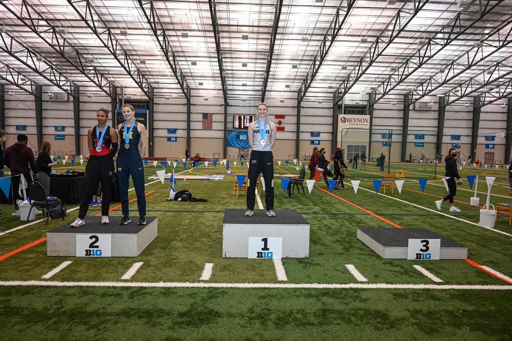 Rutgers track and field at the 2021 Big Ten Indoor Championships
