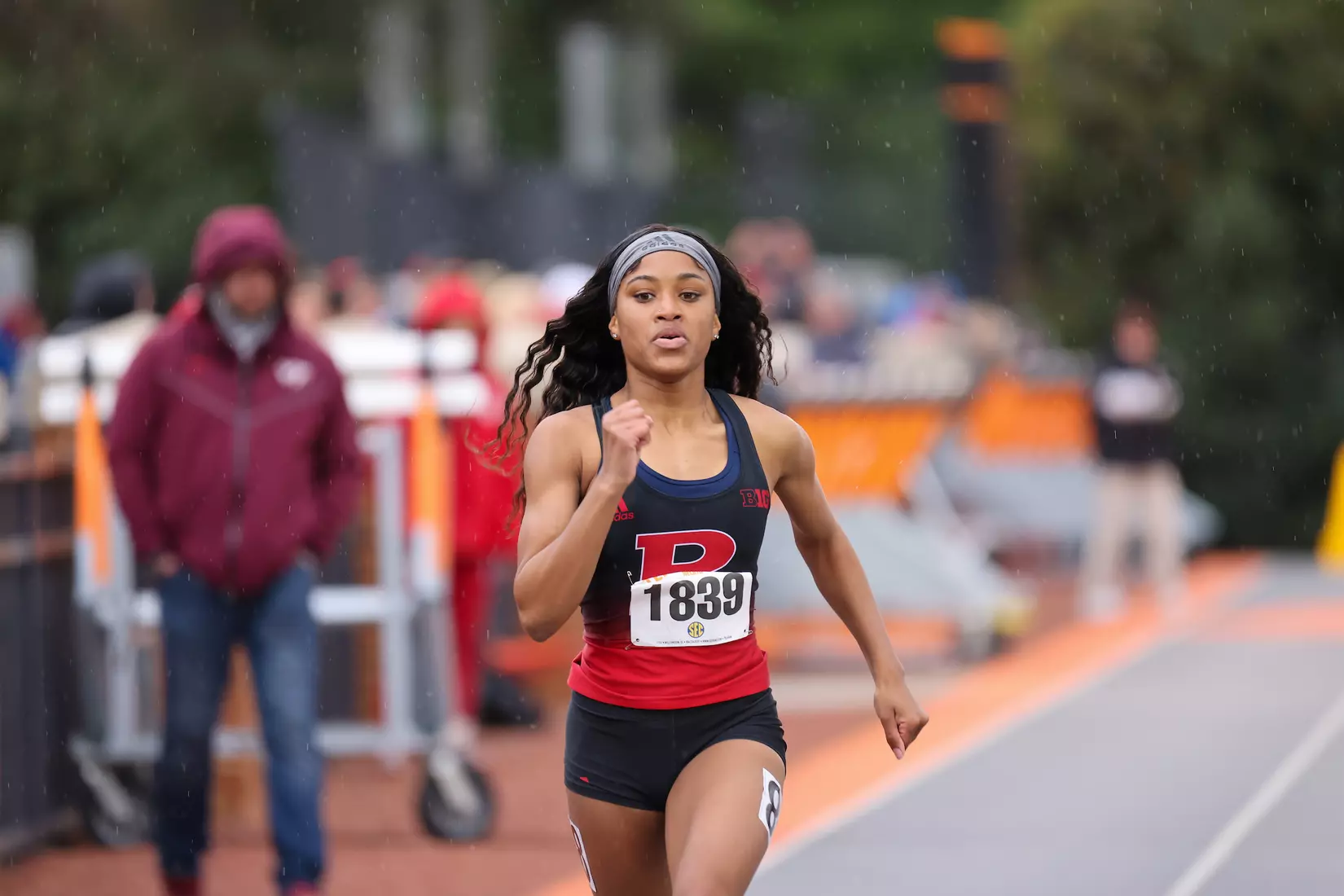 Rutgers competes during the Tennessee Relays at the Tom Black Track in Knoxville, Tenn.