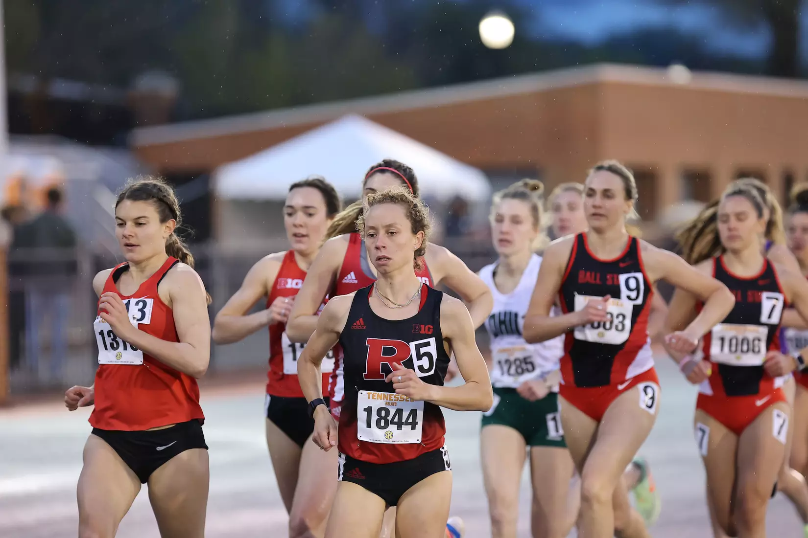 Rutgers competes during the Tennessee Relays at the Tom Black Track in Knoxville, Tenn.