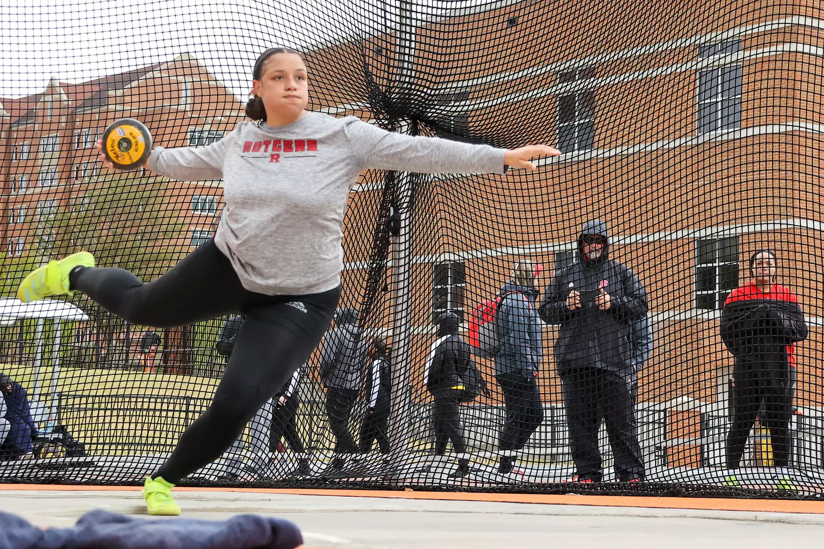 Rutgers competes during the Tennessee Relays at the Tom Black Track in Knoxville, Tenn.