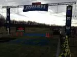 Finish line of the 2014 Big Ten X/C Championhip