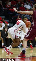 Senior forward Betnijah Laney is currently averaging a double-double