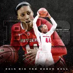 Betnijah Laney earned her second straight nod to the B1G Honor Roll