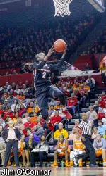 Junior Kahleah Copper registered a team-leading 19 points in RU's last game - a 66-58 win at Iona