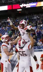 True freshman Robert Martin's first career 100-yard rushing game contributed to a school bowl record 340 rushing yards by Rutgers in Friday's 40-21 Quick Lane Bowl rout of North Carolina.