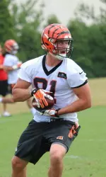 Tyler Kroft stepped into a larger role with the Bengals Sunday