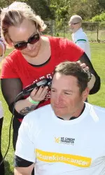 The Scarlet Knights will shave their heads on April 30