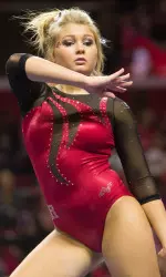 Shank had a meet-high 9.900 on balance beam (Steve Hockstein photo)