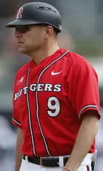 Head coach Joe Litterio leads Rutgers into its second season in the Big Ten (photo by Joel Auerbach)