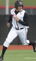 Harris is fifth in the nation with 24 stolen bases (photo by Ben Solomon)