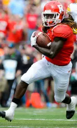 Janarion Grant had a 76-yard catch and run (photo by Alex Goodlett)