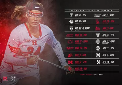 Schedule 2018 Women's Lacrosse