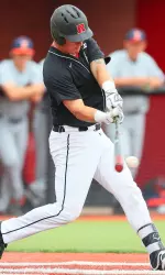 Matera had three hits on Tuesday and is at .301 on the season (photo by Rich Graessle)