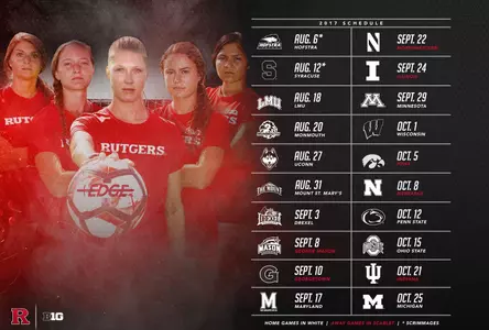 2017 Women's Soccer Schedule