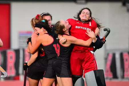 RU Celebrates Iowa Victory