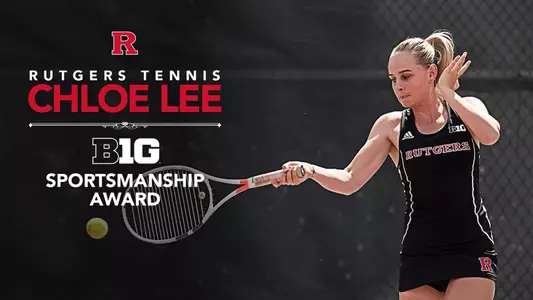 Chloe Lee B1G Sportsmanship Award