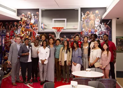 WBB NBA Visit