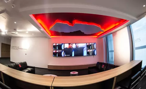 The RWJBarnabas Health Athletic Performance Center in Piscataway NJ on Thursday September 12, 2019.
(Ben Solomon/Rutgers Athletics)