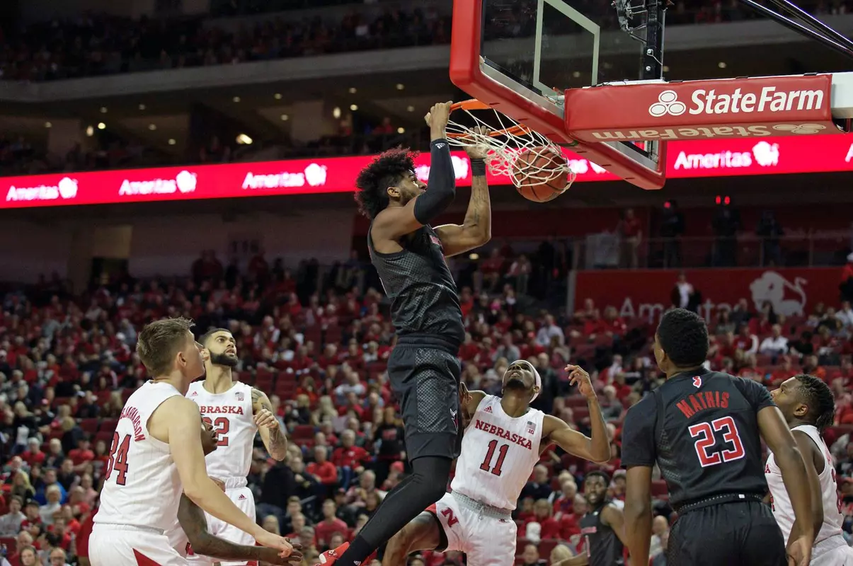 johnson nebraska dunk