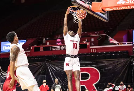 The Rutgers Scarlet Knights men’s basketball team take on Sacred Heart at the Rutgers Athletic Center in Piscataway, NJ on Wednesday night, November 25, 2020.(Ben Solomon/Rutgers Athletics)