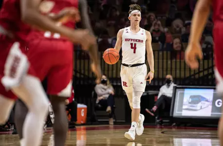 The Rutgers Scarlet Knights men’s basketball team take on Sacred Heart at the Rutgers Athletic Center in Piscataway, NJ on Wednesday night, November 25, 2020.
(Ben Solomon/Rutgers Athletics)